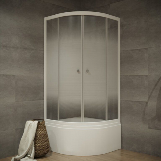 Душевой уголок ТРИТОН Лайт Б 90x90x192 с высоким поддоном