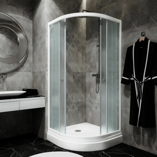 Душевой уголок ТРИТОН Риф А 90x90x191 с поддоном