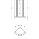Душевой уголок ТРИТОН Риф B 100x100x205 с поддоном