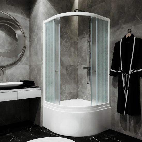 Душевой уголок ТРИТОН Риф Б 90x90x192 с поддоном