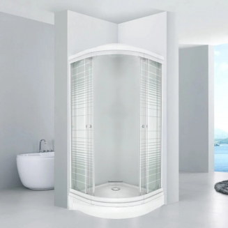 Душевой уголок ТРИТОН Стандарт А 90x90x191 полосы, с поддоном