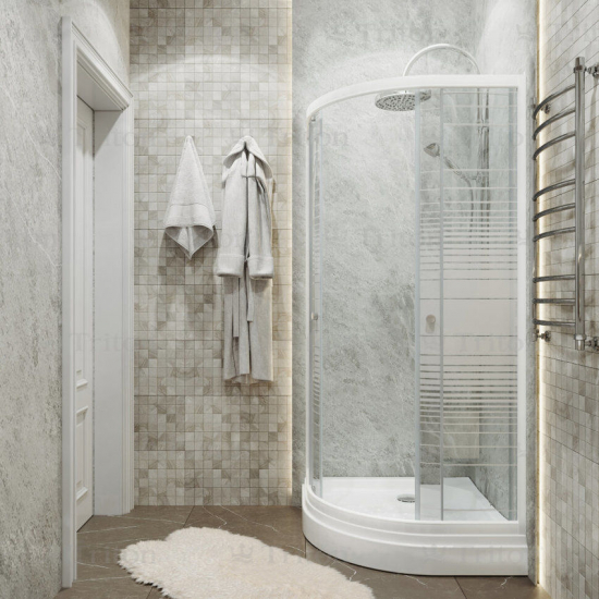 Душевой уголок ТРИТОН Стандарт А 90x90x191 полосы, с поддоном