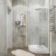 Душевой уголок ТРИТОН Стандарт А 90x90x191 полосы, с поддоном
