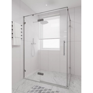 Душевой уголок VECONI Premium Alassio SP CH 150x80 стекло прозрачное, профиль хром