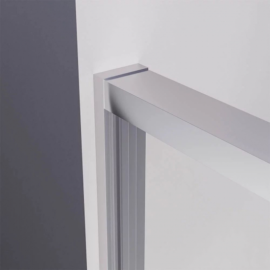 Душевой уголок VECONI Premium Prato 300 SP CH-R 140x100 правый, стекло прозрачное, профиль хром