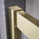 Душевой уголок VECONI Premium Trento PTC-20G 120x80, стекло прозрачное, профиль золотой