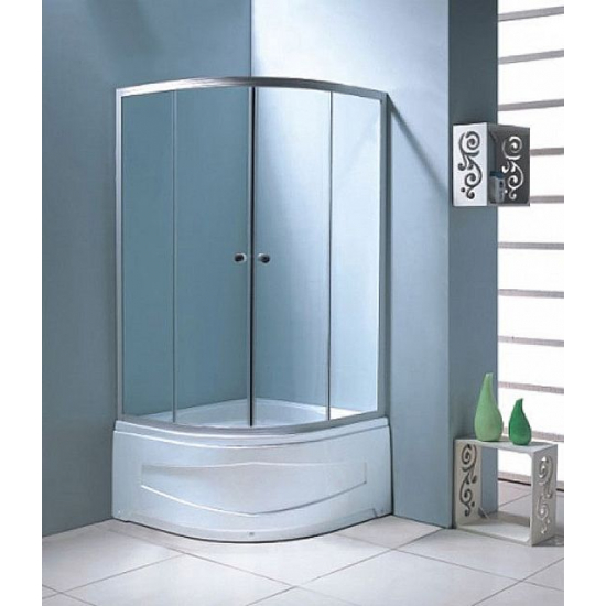 Душевой уголок ВОДНЫЙ МИР ВМ-8140 80x80x196 стекло белое рифлёное, с поддоном
