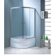 Душевой уголок ВОДНЫЙ МИР ВМ-8140 80x80x196 стекло белое рифлёное, с поддоном
