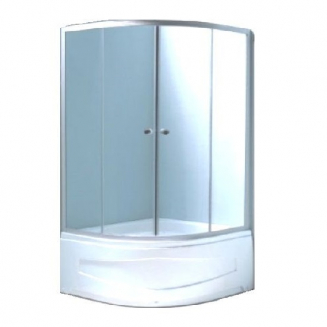 Душевой уголок ВОДНЫЙ МИР ВМ-8140 90x90x196 стекло белое рифлёное, с поддоном