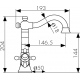 Смеситель для раковины KAISER Carlson Style 44411-1 бронза