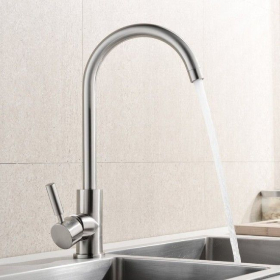 Смеситель для кухни MIXXUS PREMIUM Hans 011, под нержавеющую сталь