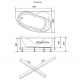Акриловая ванна ТРИТОН Изабель Щ0000048746 L без опоры 170x100 см, угловая, асимметричная