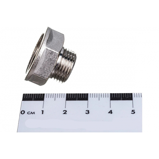 Переходник резьбовой VALTEC 1/2" х 3/8" латунный 15-10 мм VTr.592.N.0403