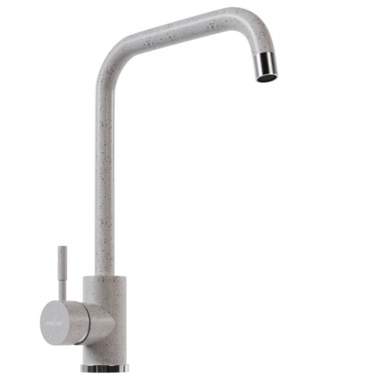Смеситель для кухни MIXLINE ML-GS12 (328) из нержавеющей стали, бежевый