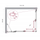 Душевой уголок BelBagno LUCE-AH-21-115/90-C-Cr стекло прозрачное, профиль хром