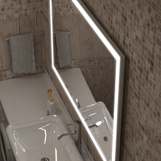 Зеркало MIXLINE Ливия 120x80 с LED подсветкой
