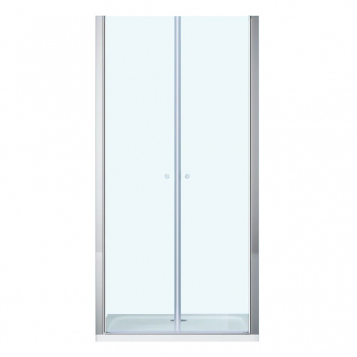 Душевая дверь в нишу BelBagno ETNA-B-2-190-C-Cr стекло прозрачное, профиль хром