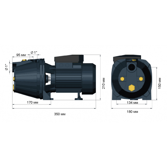 Насос поверхностный UNIPUMP JET 40 S