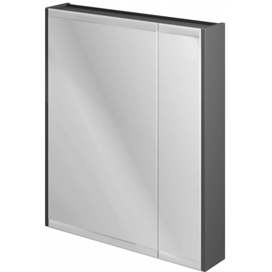 Зеркало-шкаф STWORKI Кронборг 70 см , навесное , в стиле лофт , черная , левый , прямоугольный