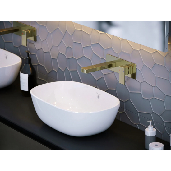 Смеситель для раковины TIMO Selene 2071/17SM С ВНУТРЕННЕЙ ЧАСТЬЮ золото 