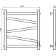 Полотенцесушитель электрический МАРГРОИД Зигзаг 60x50 R чёрный матовый