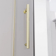 Душевой уголок VECONI Premium Alassio SP G 120x80 стекло прозрачное, профиль золотой
