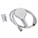 Душевой набор HANSGROHE Croma Select S 26420400, белый, хром