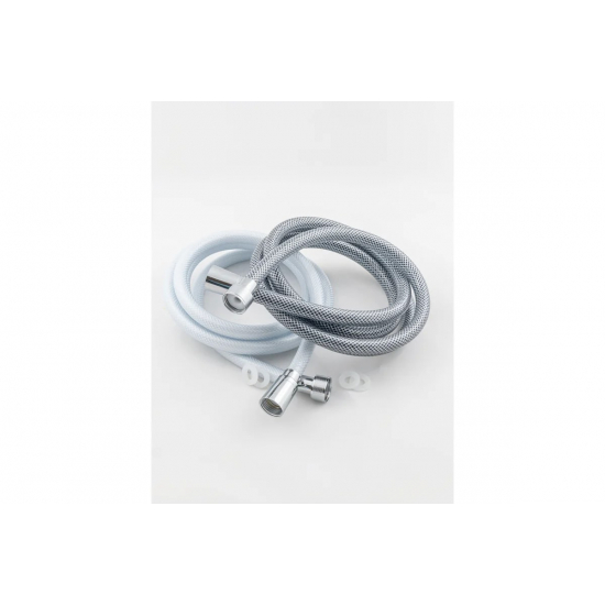 Шланг для душа TURBOFLEX ПВХ белый, длина 175 см