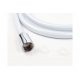 Шланг для душа TURBOFLEX ПВХ белый, длина 175 см