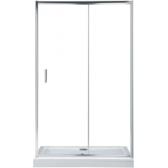 Душевая дверь в нишу AQUANET SD-1400A 140x190 стекло прозрачное, профиль хром