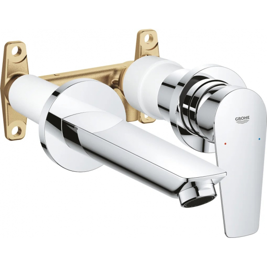 Смеситель для раковины GROHE BauEdge 20474001 С ВНУТРЕННЕЙ ЧАСТЬЮ хром