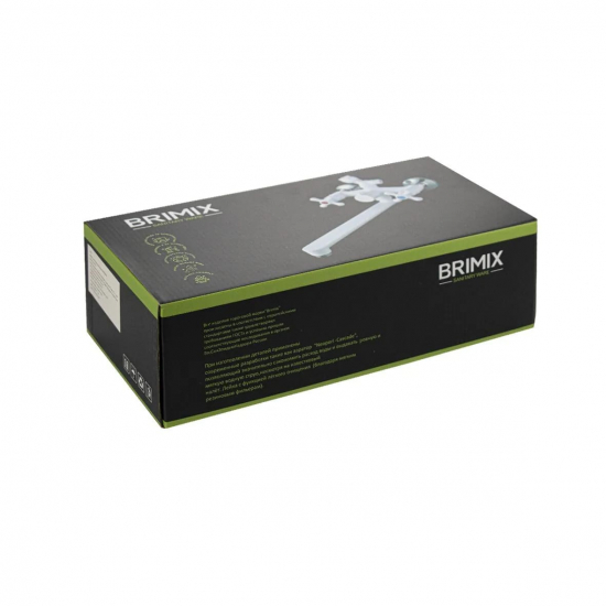 Смеситель для ванны BRIMIX 4413 из пластика АБС, чёрный