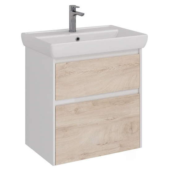 Тумба для комплекта LEMARK Combi 70, 2 ящика, дуб кантри, под раковину Q70