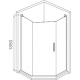 Душевой уголок BAS Good Door Pandora PNT-90-C-CH 90x90x185 стекло прозрачное, профиль хром
