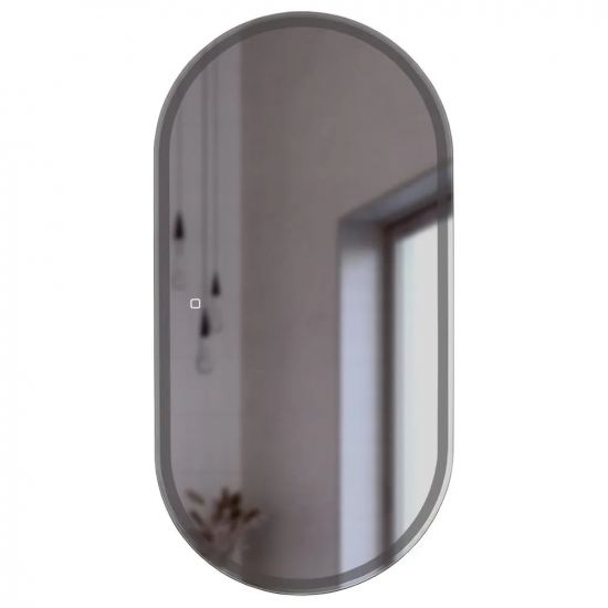 Зеркало-шкаф MIXLINE Сохо 50x100 правый, сенсорный выкл, светодиодная подсветка белый