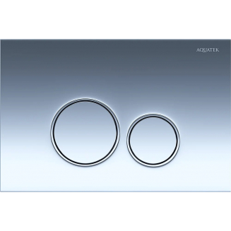 Кнопка для инсталляции AQUATEK KDI-0000018 (005B) хром глянец, клавиши круглые