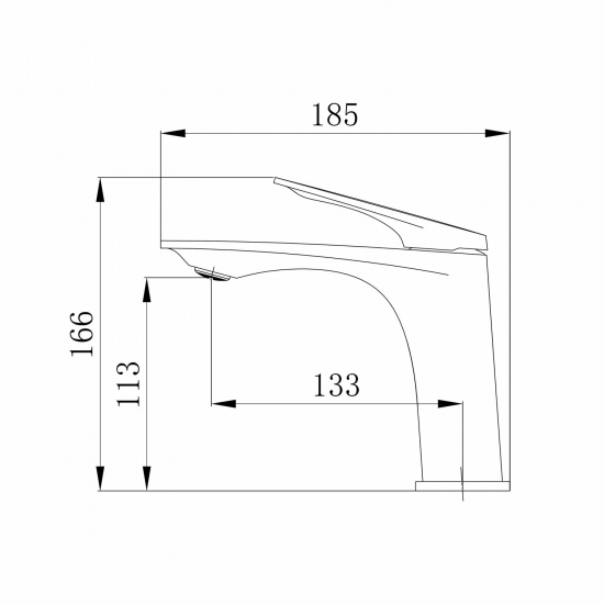 Смеситель для раковины TOKITO Mitsuishi TOK-MIT-1011 хром