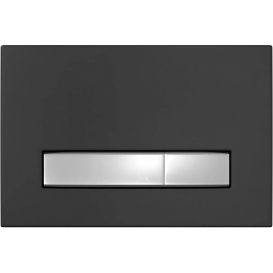Система инсталляции для унитазов BERGES Atom Line 410 + клавиша чёрная/хром soft touch