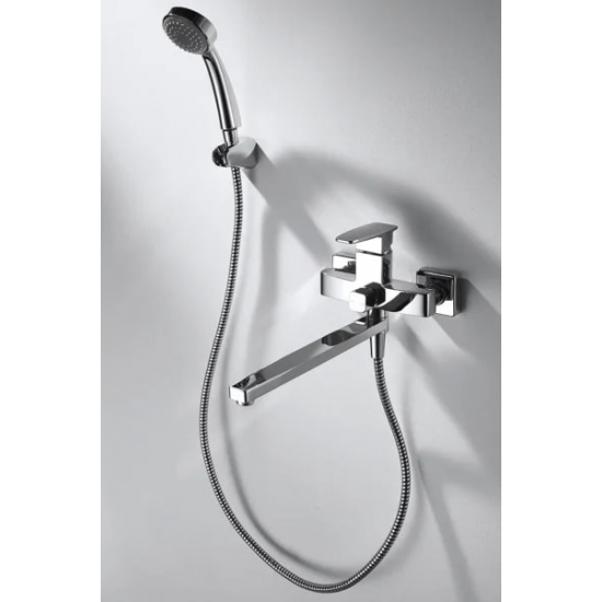 Смеситель для ванны BRAVAT Riffle F672106C-LB хром