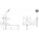 Смеситель для ванны BRAVAT Riffle F672106C-LB хром