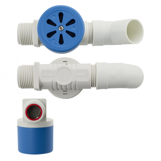 Поплавок клапан для ёмкости МАК WLC-IH 0066 резьба 1" пластиковый