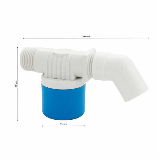 Поплавок клапан для ёмкости МАК WLC-IH 0066 резьба 1" пластиковый