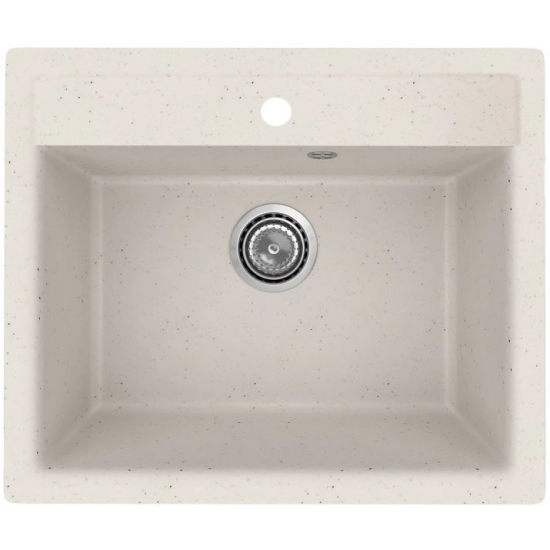Мойка для кухни MIXLINE Ультра ML-GMU04 565х495 мм, белый