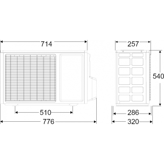 Сплит-система ELECTROLUX Air Gate 2 Black EACS-09HG-B2/N3 комплект (блок внутренний, блок внешний)