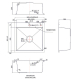 Мойка для кухни врезная AZARIO MIA AZS6050M (60*50 толщ 3 мм) SUS 201
