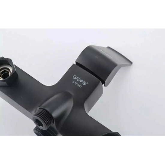 Смеситель для ванны GAPPO G50 G2250 чёрный