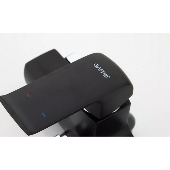 Смеситель для ванны GAPPO G50 G2250 чёрный
