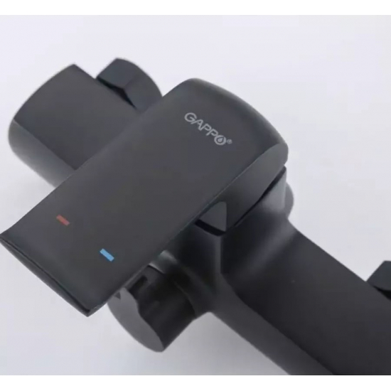 Смеситель для ванны GAPPO G50 G2250 чёрный