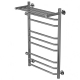 Полотенцесушитель водяной MIXLINE Mira 80х50 1'' трапеция, 8 перекладин, полка, левое подключение