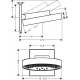 Верхний душ HANSGROHE Rainfinity 26232700